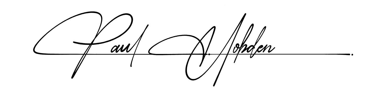 Paul Hobden signature